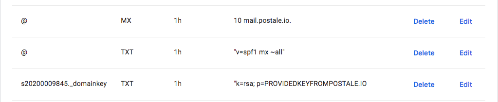 DNS Record Configuration